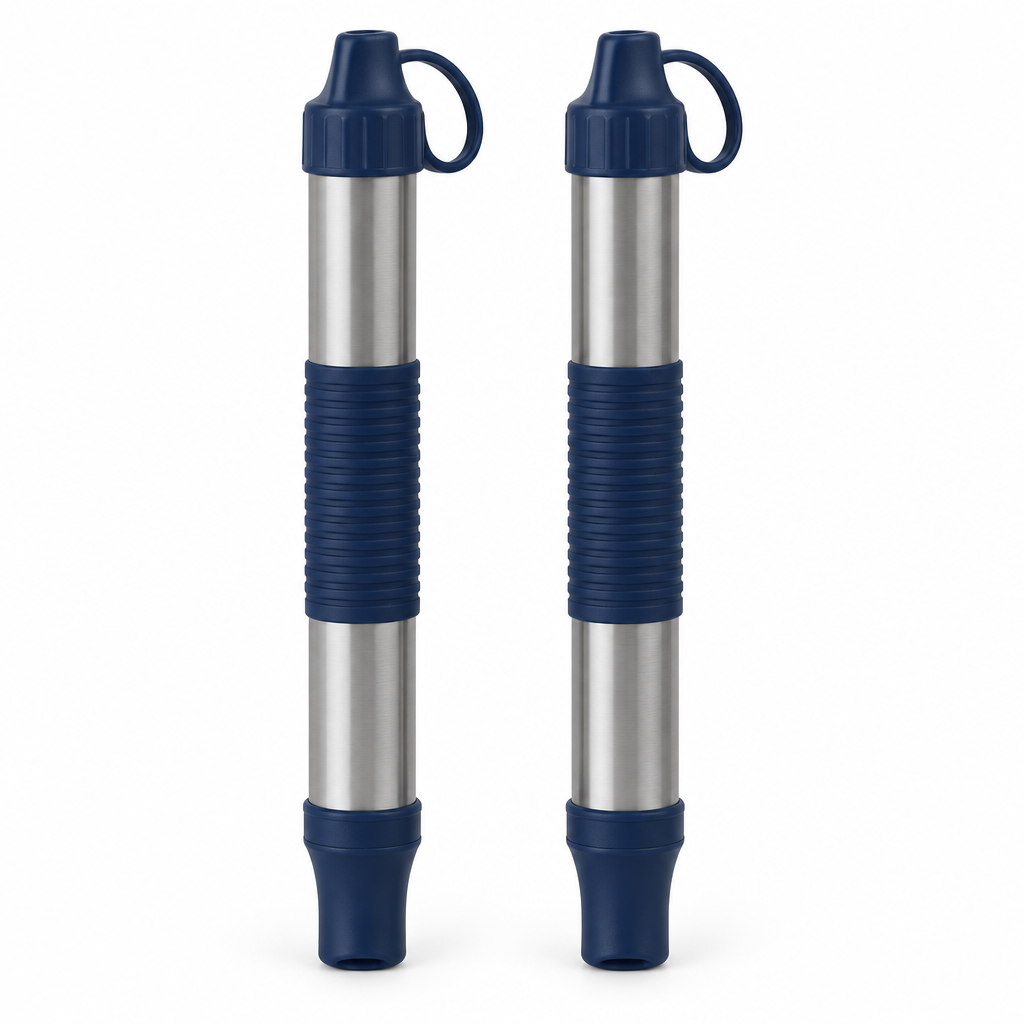 Two AQUA-X1 filter straws, the 2-Pack