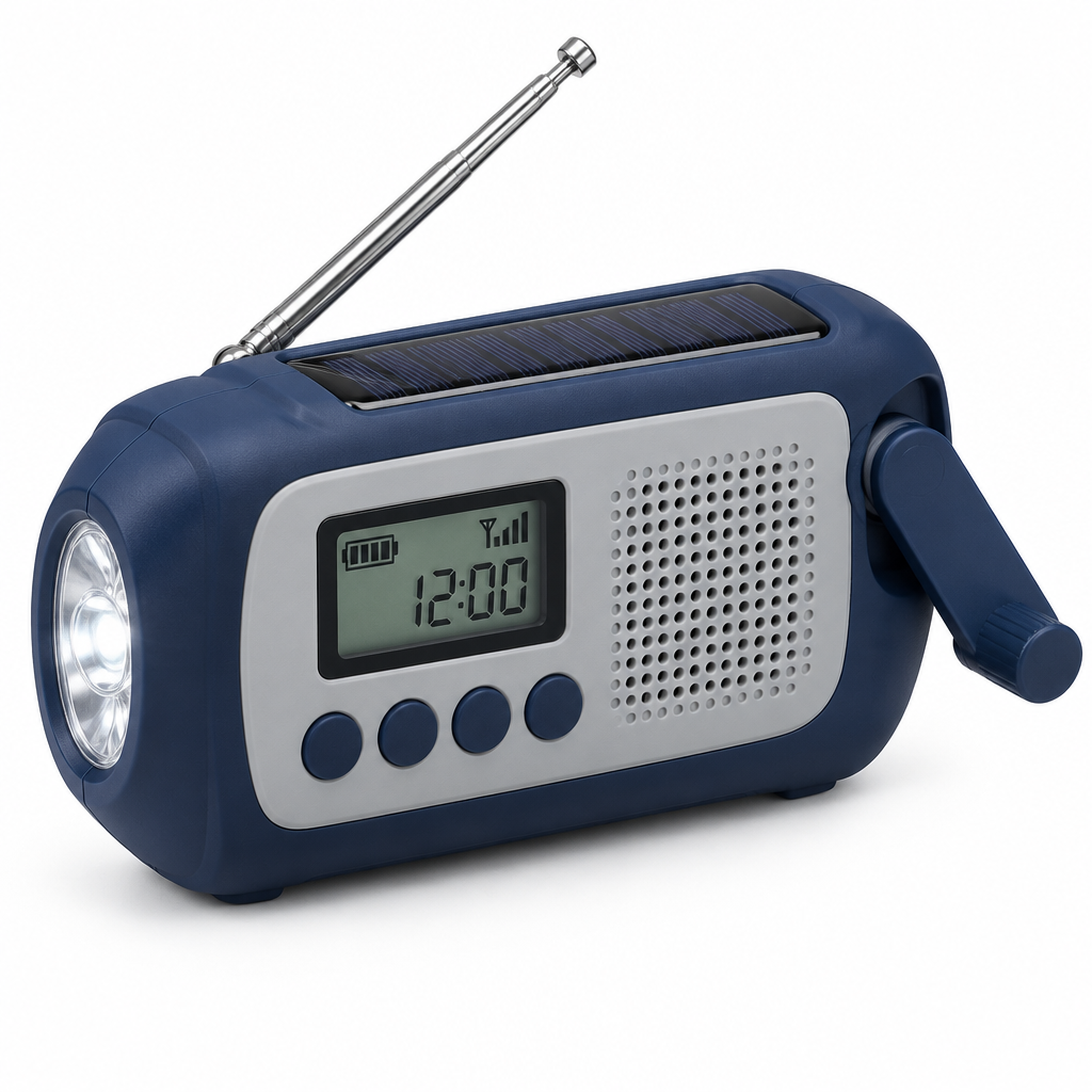 COMMS-X1 Emergency Radio (Solar & Hand Crank)