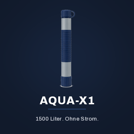 Anzeige: AQUA-X1 Wasserfilter