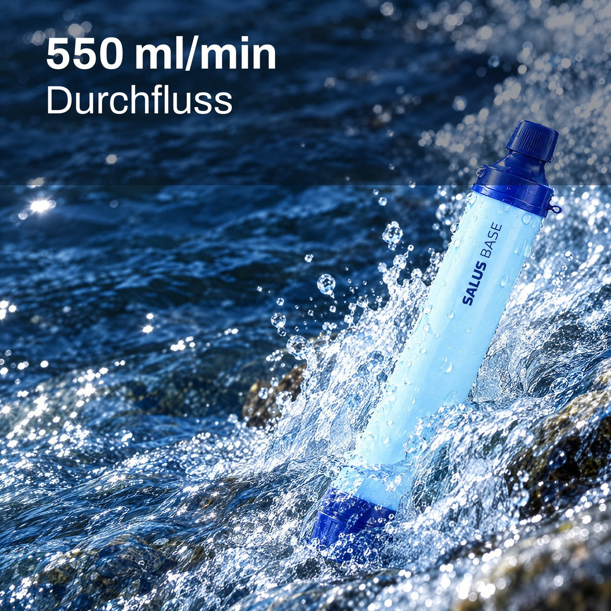 AQUA-X1 Notfall-Filterstrohhalm (1.500 L)