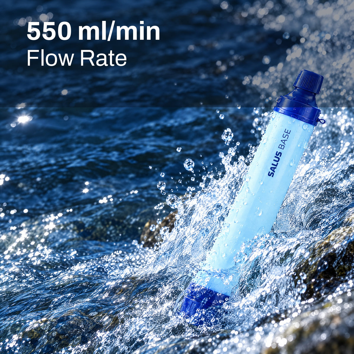 AQUA-X1 Emergency Water Filter Straw (1500L)